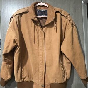 Tan Bomber Jacket